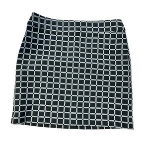 Ann Taylor Loft Black & Gray Skirt Sz 10